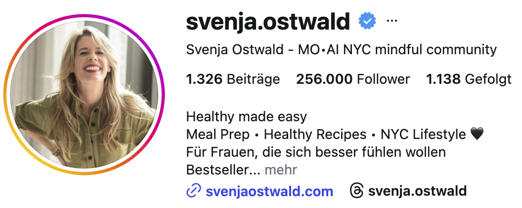 Instagram-Profil von svenja.ostwald